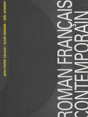 cover image of Roman français contemporain